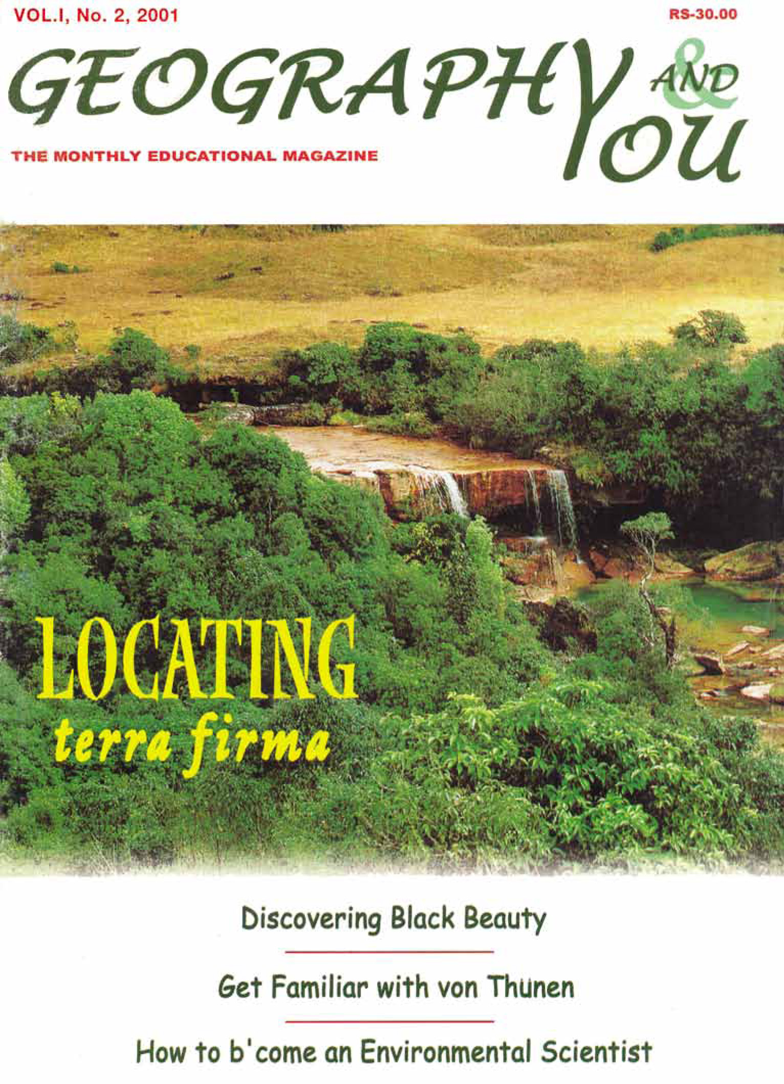 Locating Tera Firma (September 2001) cover